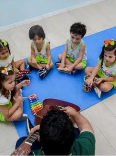 Oficina de Musicalização na Escola Unidade